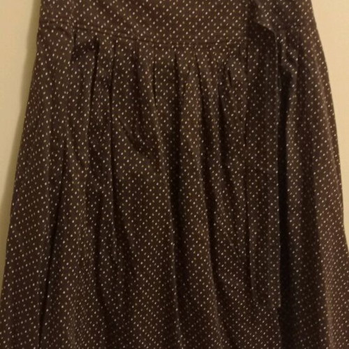 Zara skirt size S like new, brown, knee-length wrap