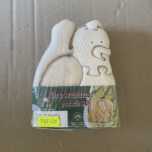 3D Wooden Puzzle Hen new, children's craft toy