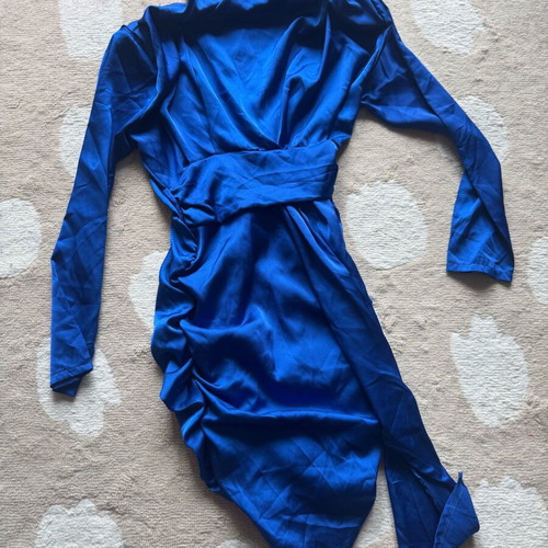 Muse dress used, size M, blue