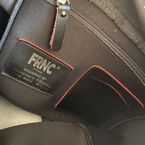 FRNC shoulder bag like new, black with red details