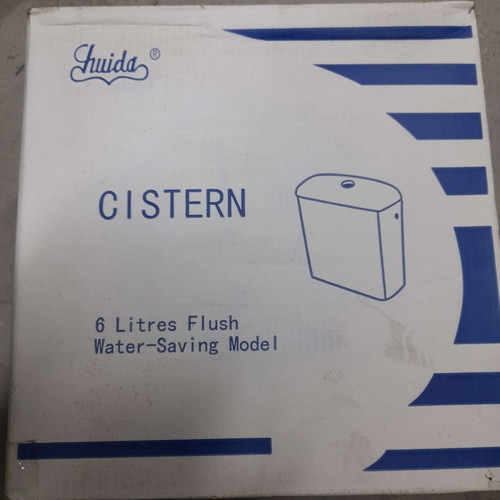 Huida wall-mounted porcelain cistern new with all accessories