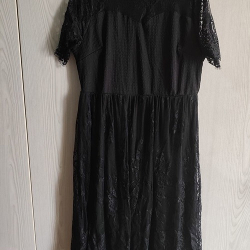 Shein lace dress black XL like new