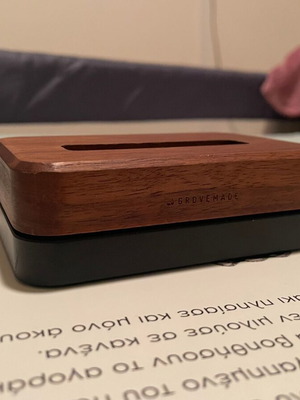 Grovemade Walnut Dock for Apple iPhone like new