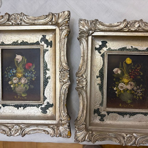 Two R. Rosini paintings like new