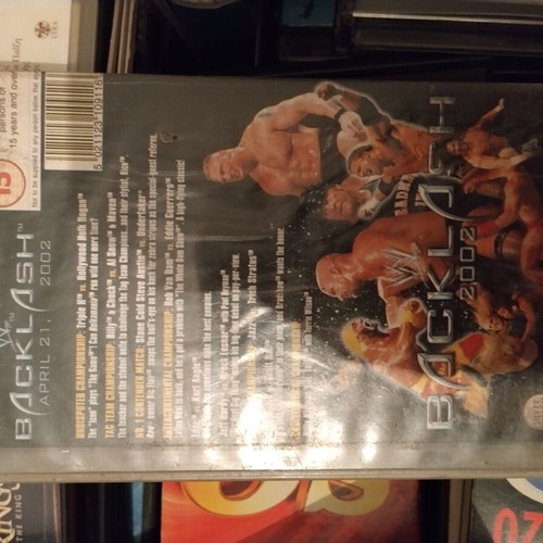 Backlash 2002 WWE VHS tape