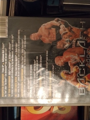 Backlash 2002 WWE VHS tape
