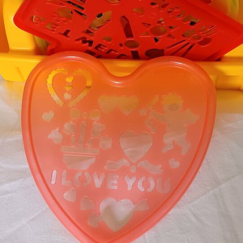 Little Tikes stencil set vintage like new with carrying case