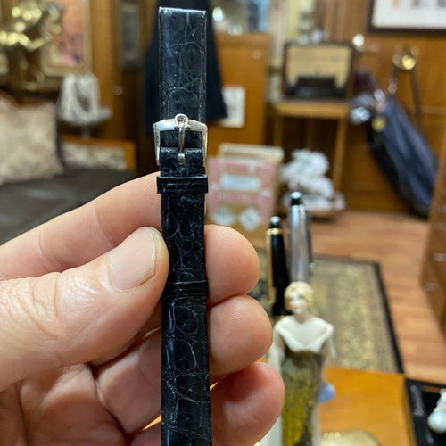 Omega leather watch straps 12mm vintage authentic new