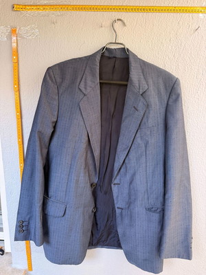Best Form Men's Vintage Jacket like new, blue with micro pattern