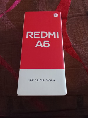 Redmi A5 smartphone καινούργιο, μαύρο, 64GB, Dual SIM, Android
