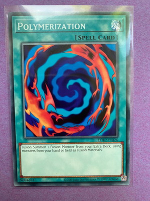 Yu-Gi-Oh card Polymerization LDK2-ENJ26 spell near mint