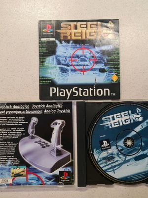 Steel Reign PS1 game used with manual and original cover