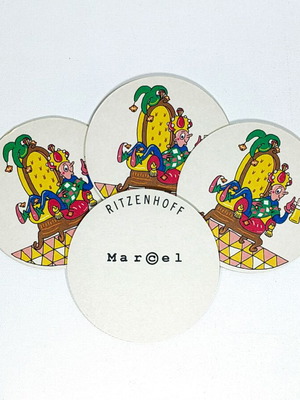 Ritzenhoff Marcel coasters set of 4 pieces like new