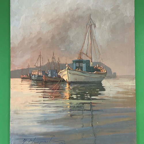 Takis Moraitis Seascape Artwork 1999 new