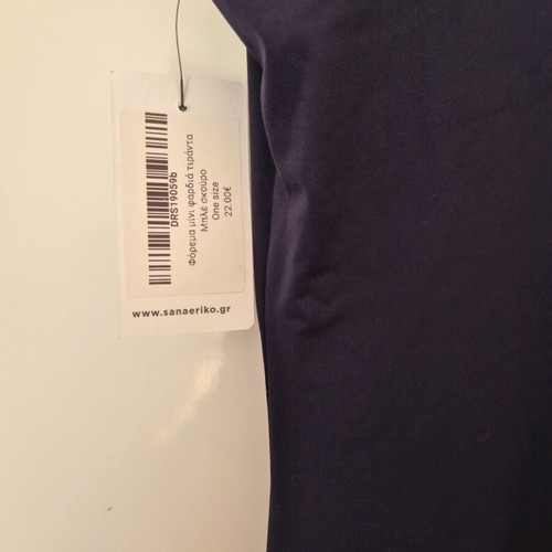 Mini dress wide strap dark blue new M Made In Italy
