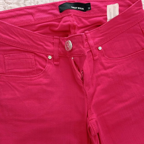 Tally Weijl pants like new, size 32, slim red jeans
