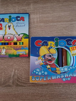 Set of 12 regular and 12 jumbo markers used