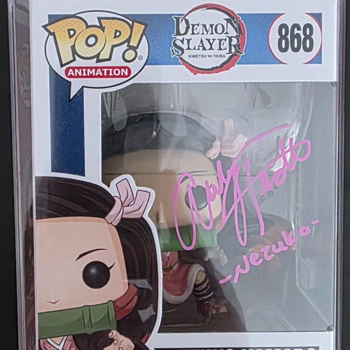 Funko Pop Nezuko signed authenticated