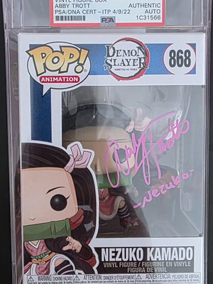 Funko Pop Nezuko signed authenticated