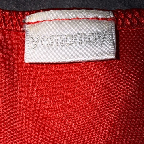 Yamamay satin nightdress like new, red, size S