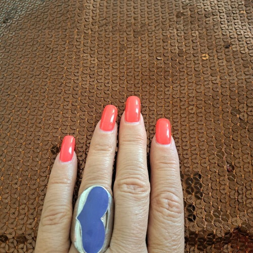 Fo bijoux rings used, set of 4, with slight color wear