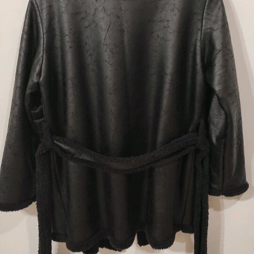 Mouton-style women's coat like new Leben Fashion
