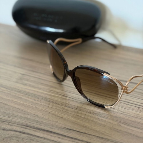 Roberto Cavalli sunglasses used, gold and brown
