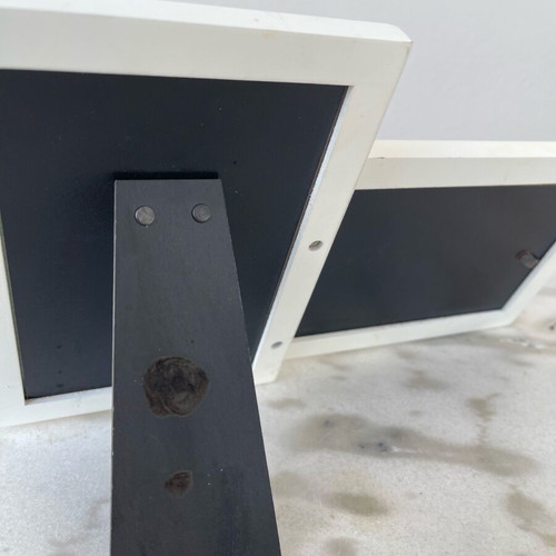 Double photo frame with heart like new, ideal for couples