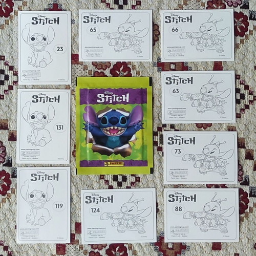 Lilo and Stitch Stickers new, Panini pack with loose stickers