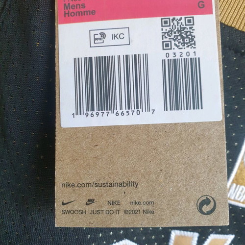 Antetokounmpo NBA basketball jersey new with tags large authentic