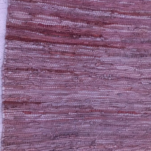 Leather rug brown color like new 0.91×0.62