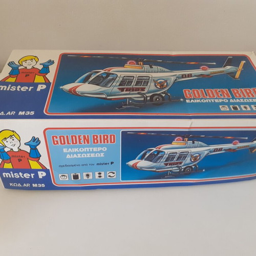 Golden Bird Mister P Rescue Helicopter new