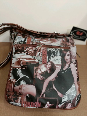 Fashion bag No2 new shoulder black and brown with unique design