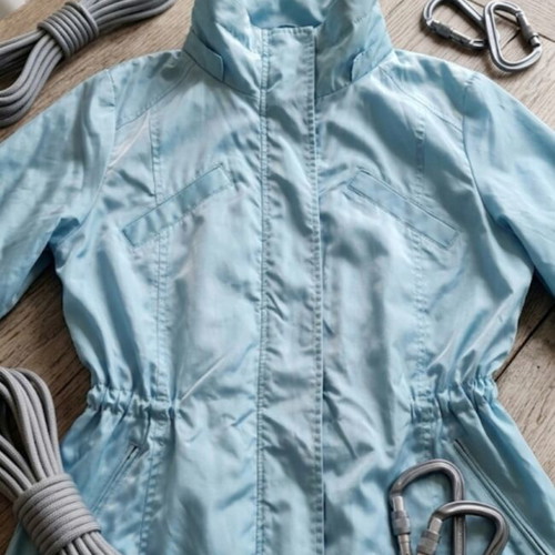 Windbreaker turquoise jacket like new, medium size