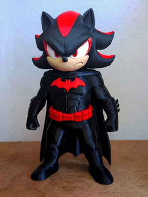 Shadow the Bat-Hedgehog figure Sonic x Batman collectible