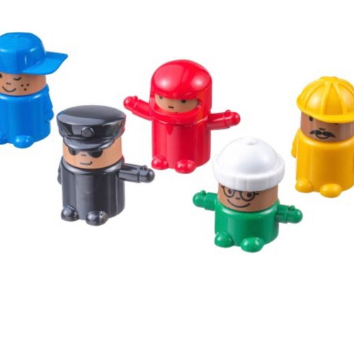 IKEA LILLABO train set like new with figures and battery-powered train