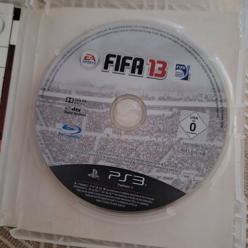 Fifa 13 PS3 game used, in excellent condition