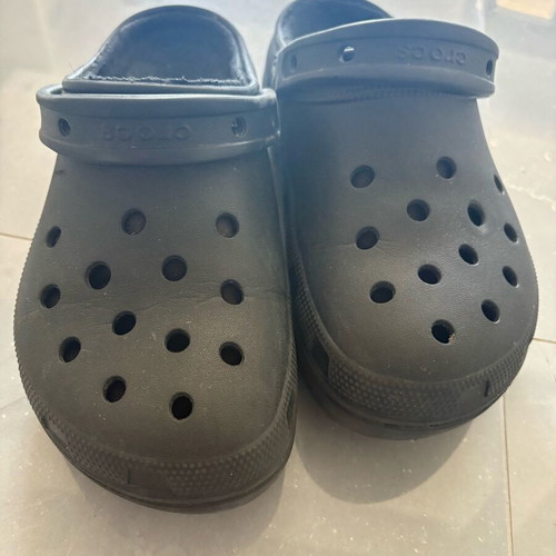 Crocs σαμπό 38-39 μαύρα μεταχειρισμένα