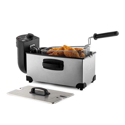 Muhler DF-3030IX deep fryer 3lt silver new