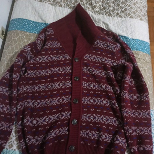 Men's knitted cardigan XL used