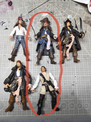 Φιγούρες Pirates of the Caribbean Zizzle 2006/07
