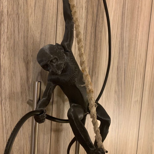 Ceiling light Monkey with lamp new 3D print