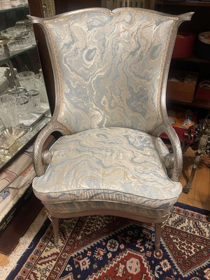Classic Louis XV Style Bergere Armchair like new