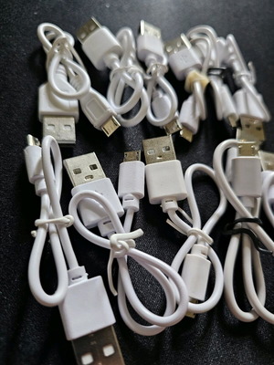 Καλώδια USB to Micro καινούργια, πακέτο 3 τεμάχια