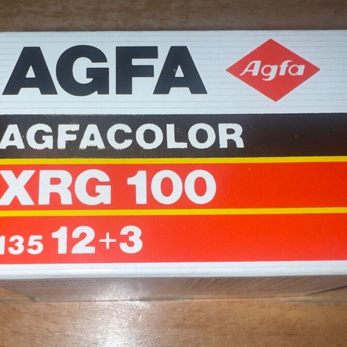 Agfa Color XRG 100 film sealed, new