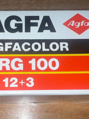 Agfa Color XRG 100 film sealed, new