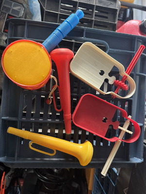 Vintage carnival toys, set of 5
