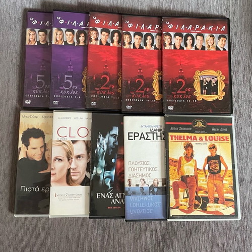 DVDs pack of 9, comedy action crime drama with subtitles