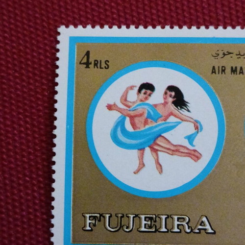 Fujeira stamp new, unsealed with John Kennedy theme