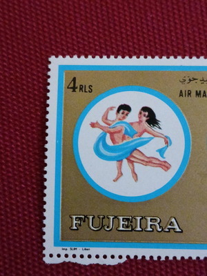 Fujeira stamp new, unsealed with John Kennedy theme
